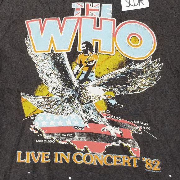 Chaser The Who Live In Concert 82 Tee - Picture 2 of 7